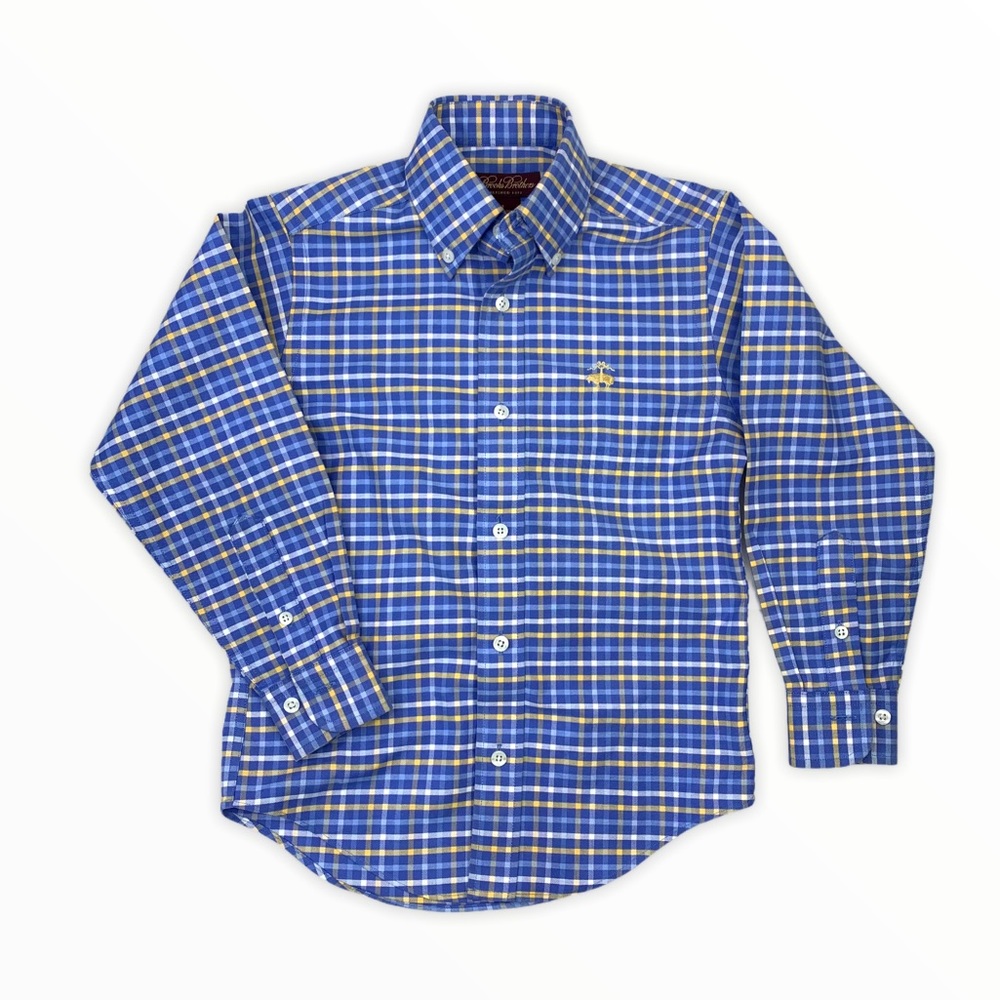 Brooks Brothers supima cotton button down shirt boys XS